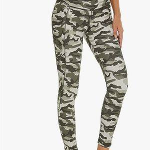 Green Camo workout leggings